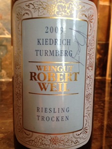 Robert Weil Kiedrich Turmberg Riesling Trocken 2009